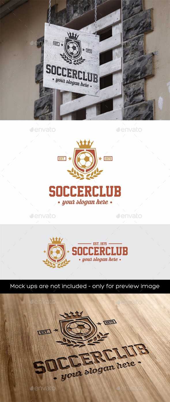 Soccer Club Logo - Crests Logo Templates