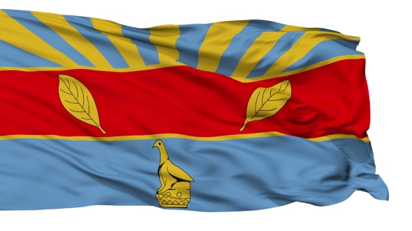 Harare City Isolated Waving Flag alt