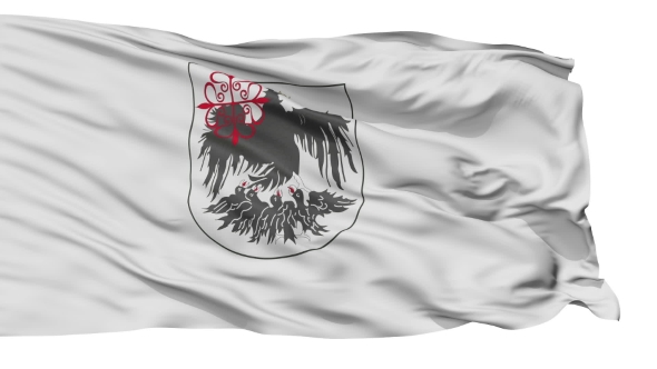 Buenos Aires City Isolated Waving Flag alt