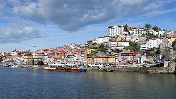 Porto City at Sunny Day