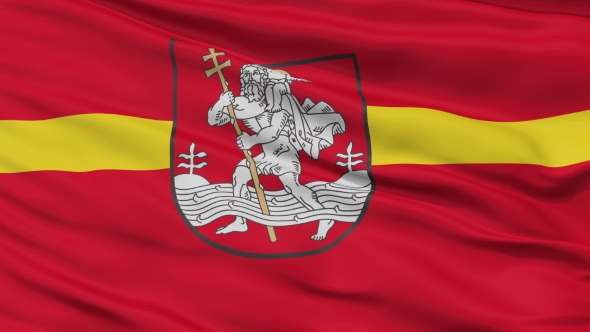 Vilnius City  Waving Flag alt