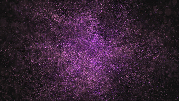 Purple Particles Magical Dust Background Loop