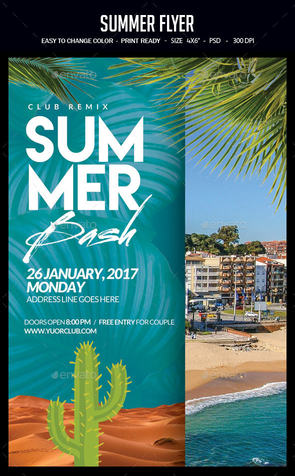 Summer Party Flyer - Clubs & Parties Events