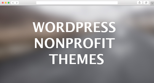 Charity & Non-Profit WordPress Themes
