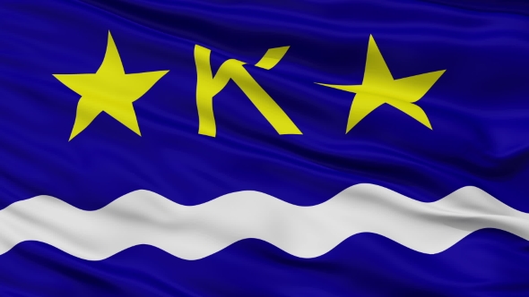 Kinshasa City  Waving Flag alt