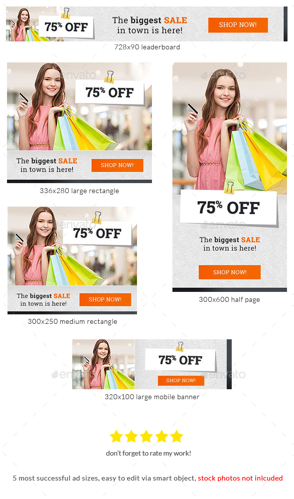 Buy Our Product Web Banner Template Ad - Banners & Ads Web Elements
