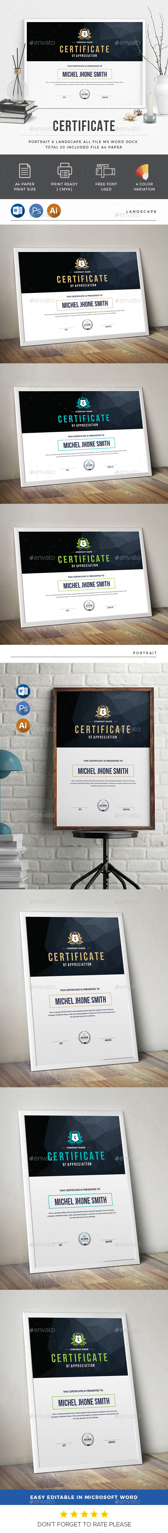 Certificate - Certificates Stationery