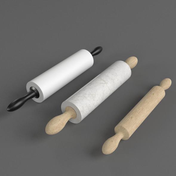 Rolling Pins - 3DOcean Item for Sale