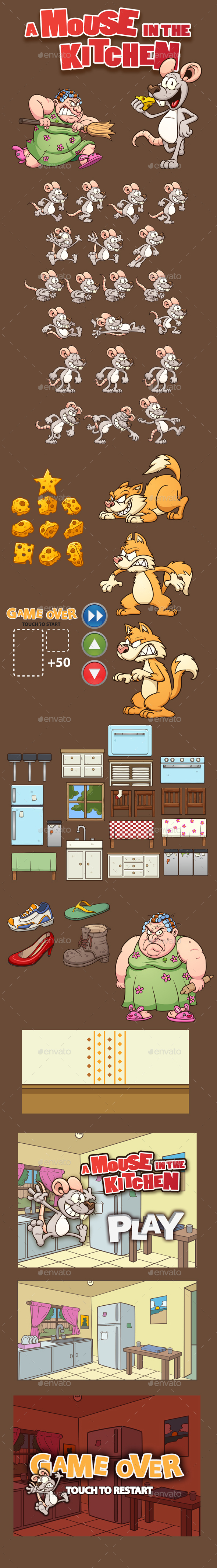 Mouse Run Kit - Game Kits Game Assets