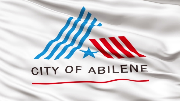 Waving National Flag of Abilene City, Texas alt