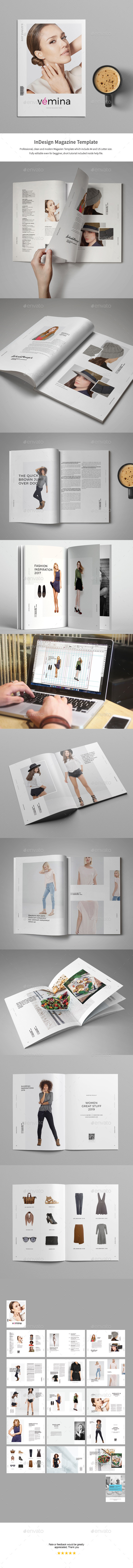 InDesign Magazine Template - Magazines Print Templates