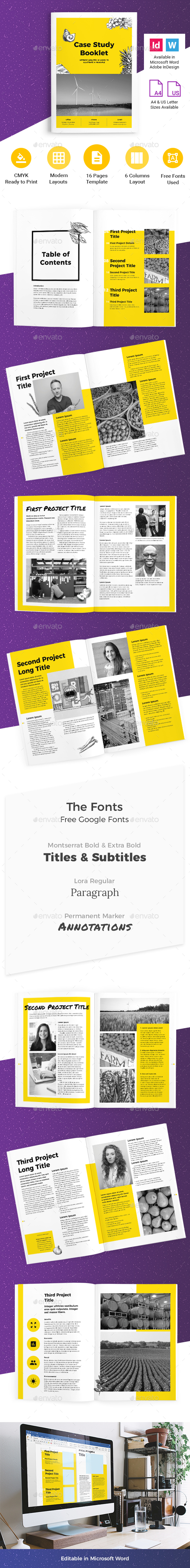 Case Study Booklet - Informational Brochures