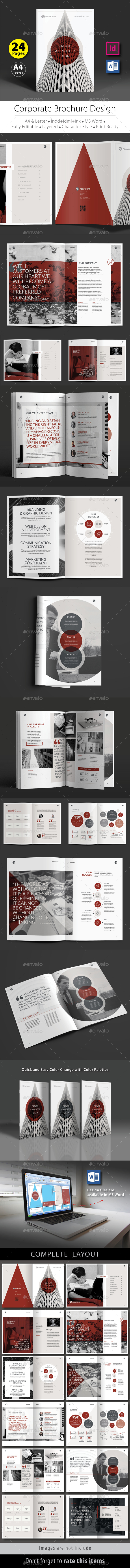 Corporate Brochure Design Template V.3 - Corporate Brochures