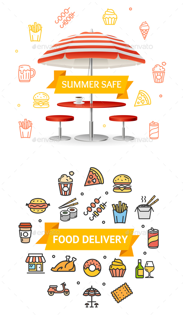 Fast Food or Street Food Designs - Food Objects