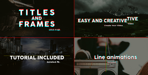 Titles And Frames - VideoHive 19945629