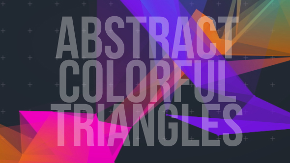 Abstract Colorful Triangle V1