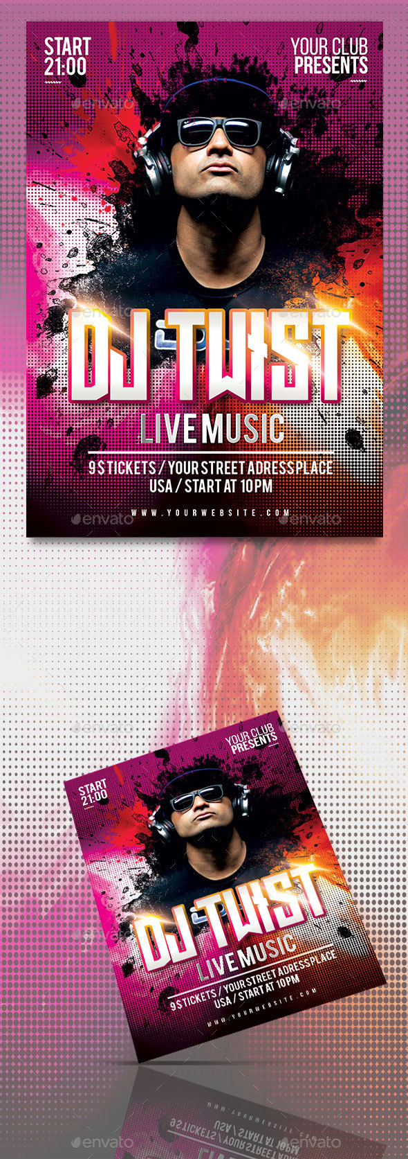 DJ Party Flyer - Clubs & Parties Events