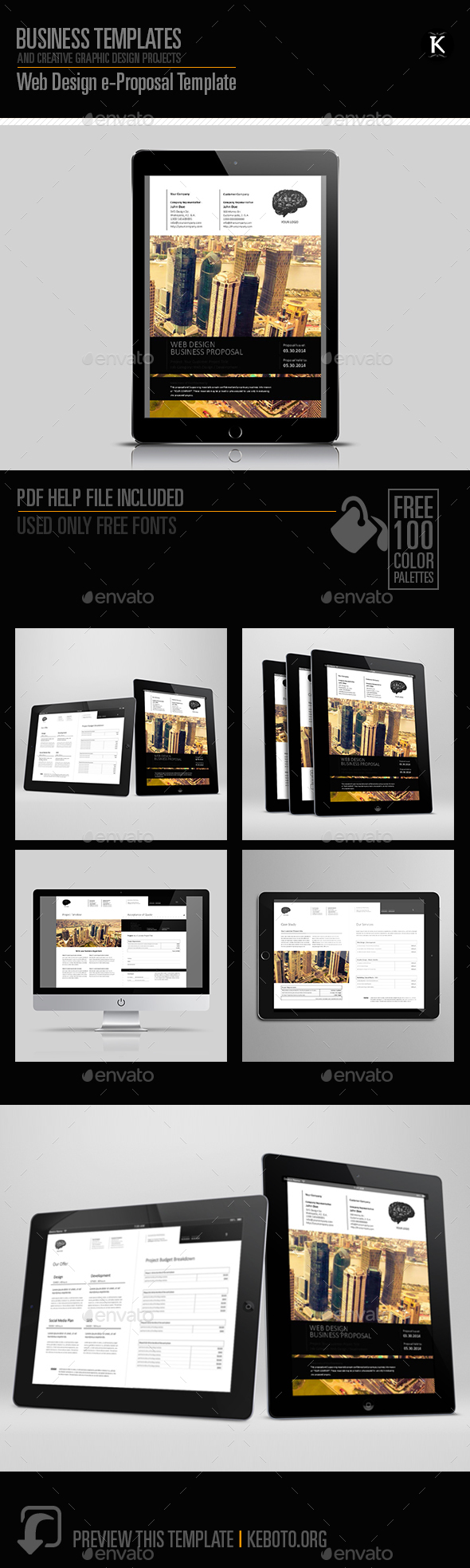 Web Design e-Proposal Template - ePublishing