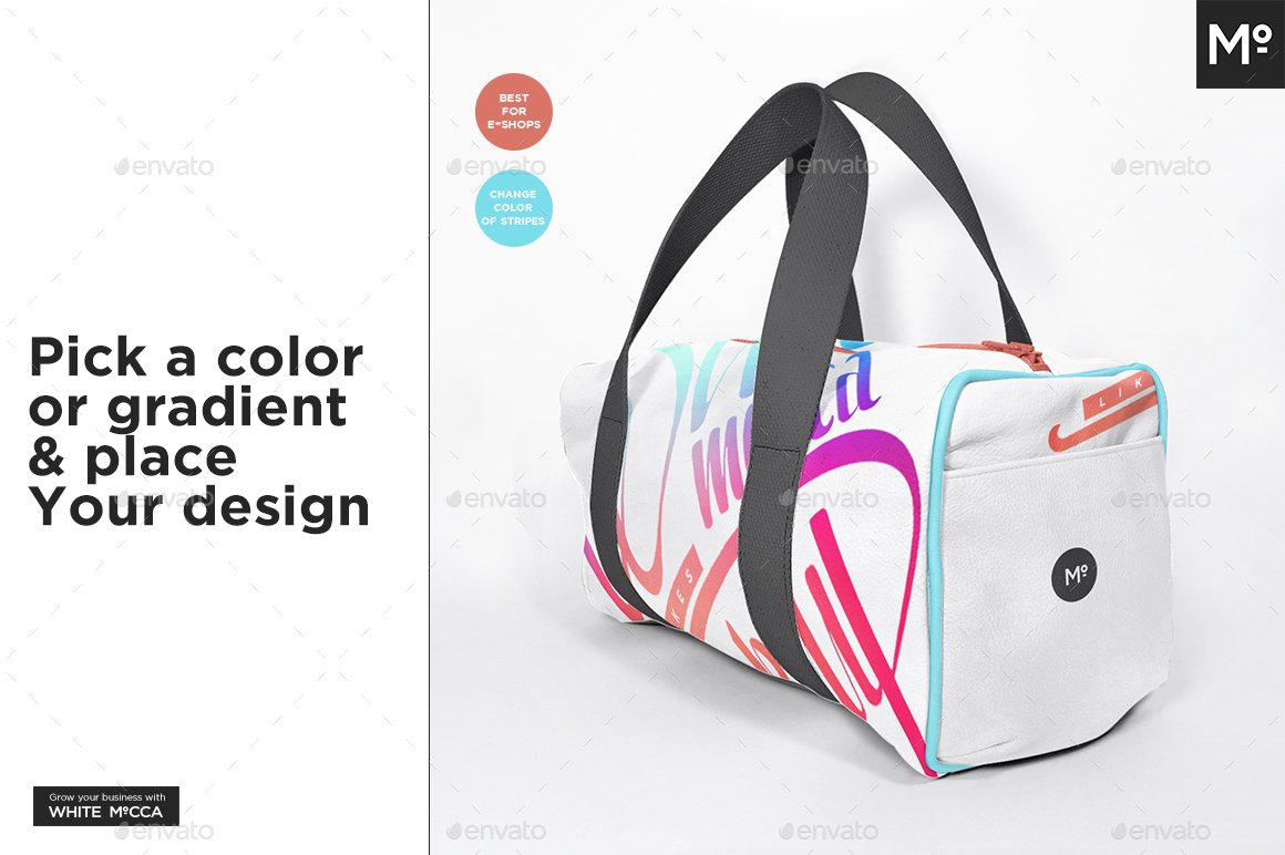 The Gym Bag Mock-up by Mocca2Go | GraphicRiver