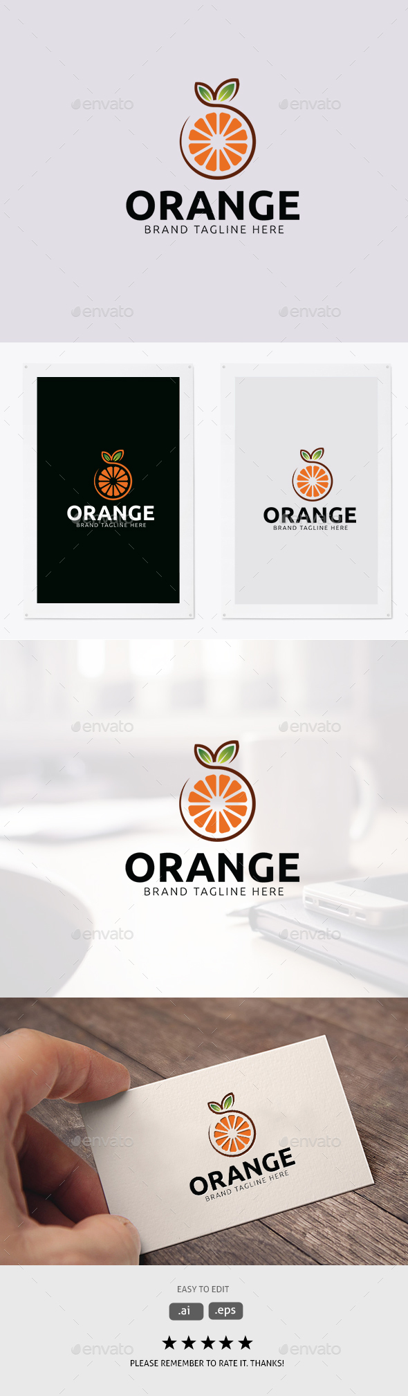 Orange Logo - Food Logo Templates