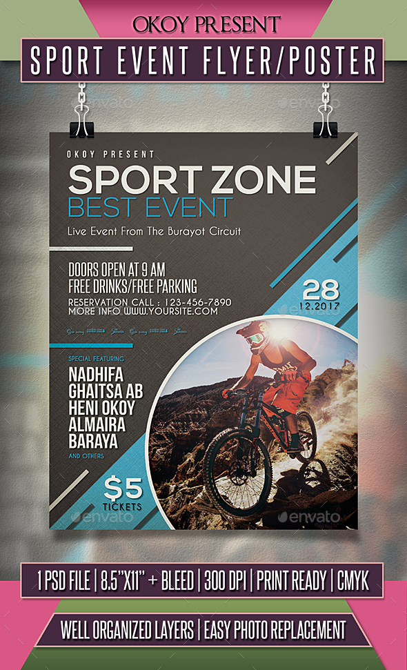 sports event flyer