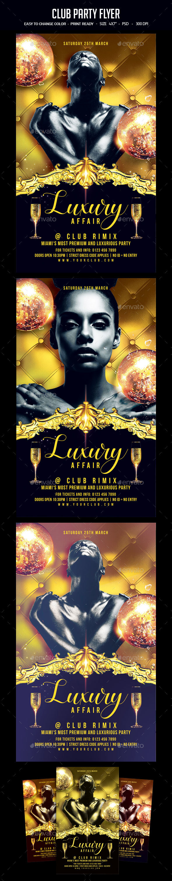 Club Party Flyer - Clubs & Parties Events