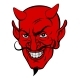 Devil Cartoon Face, Vectors | GraphicRiver