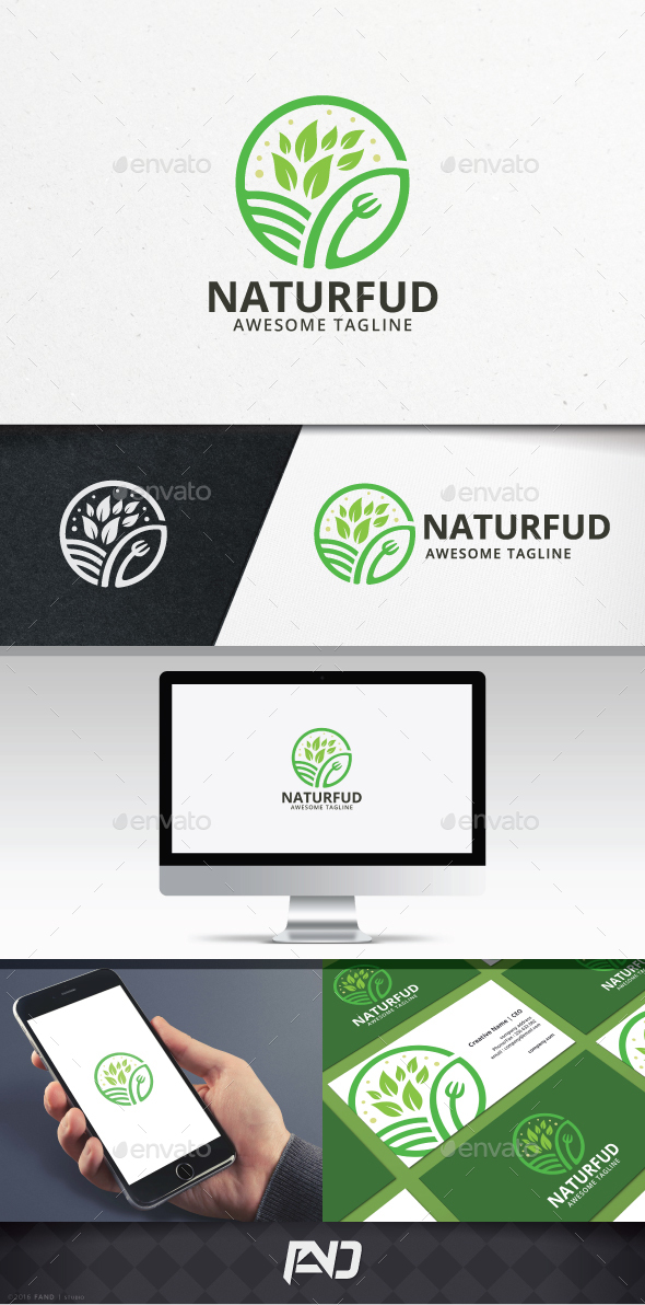 Nature Food Logo Template