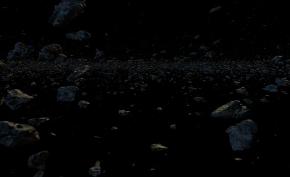 Asteroid Belt 360 in Virtual Reality