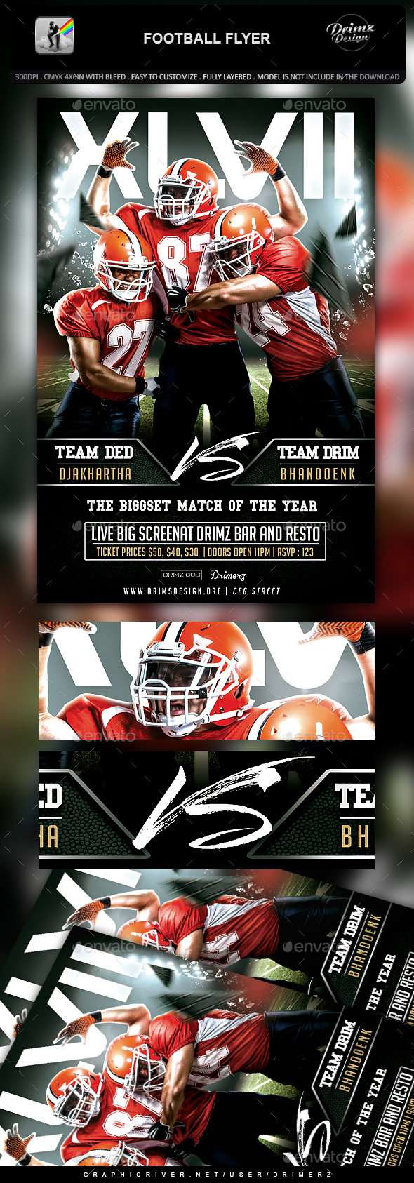 Football Flyer - Sports Events