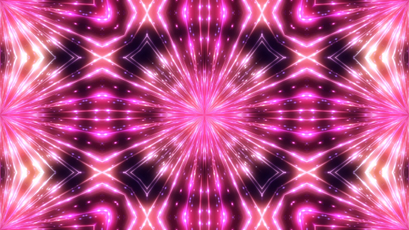 Flickering Glow Kaleidoscope