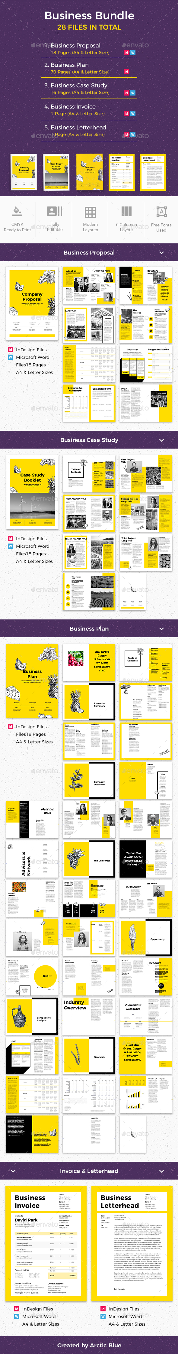 Business Bundle - Proposals & Invoices Stationery
