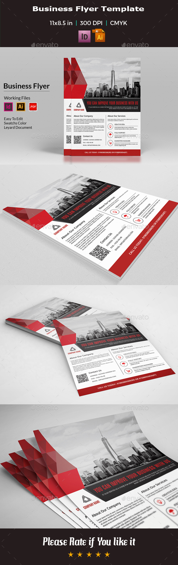 Business Flyer Template-V06 - Corporate Flyers