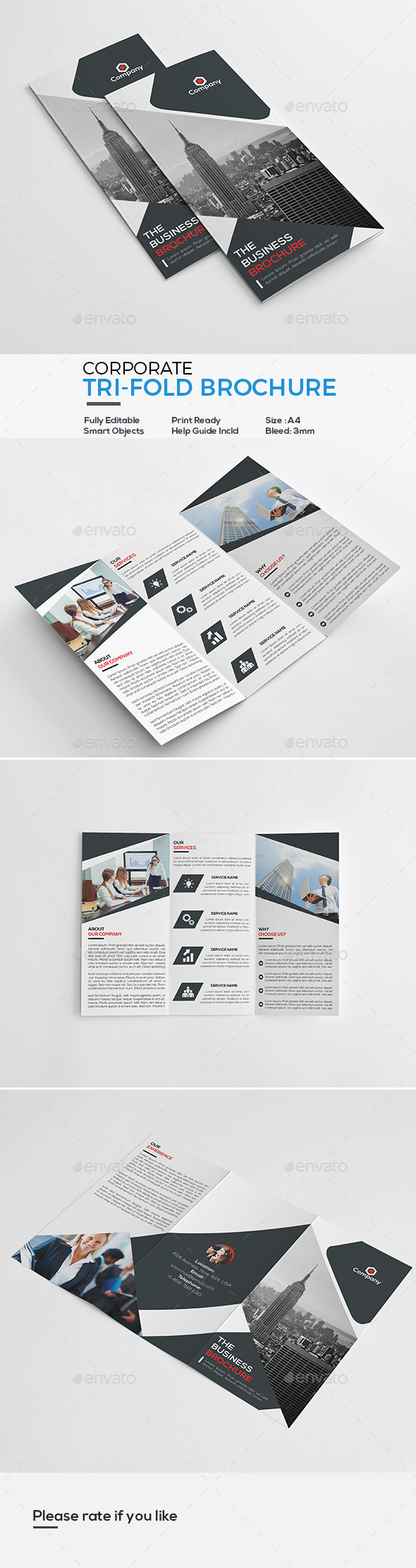 Corporate Tri-Fold Brochure - Corporate Brochures