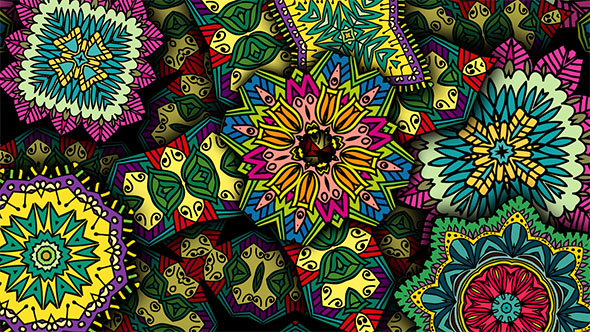 Circle Ornament Kaleido