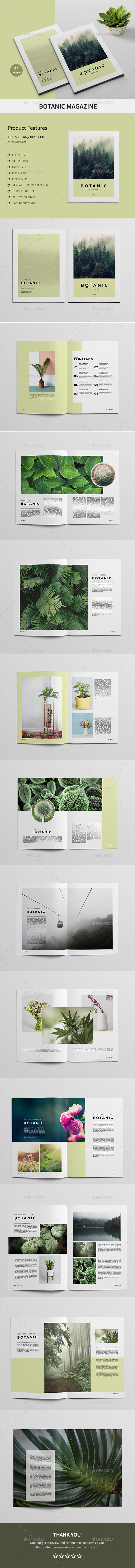 Botanic Magazine - Magazines Print Templates