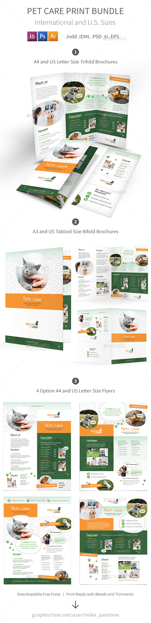 Pet Care Print Bundle 6 - Informational Brochures