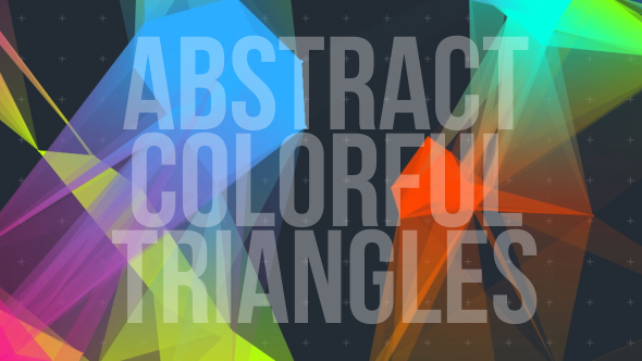 Abstract Colorful Triangle Geometry V7