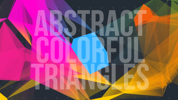 Abstract Colorful Triangle Geometry V8