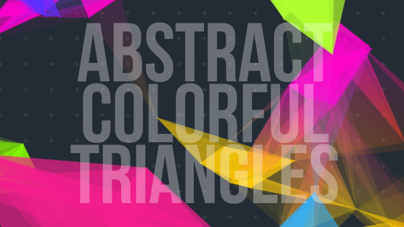Abstract Colorful Triangle Geometry V9