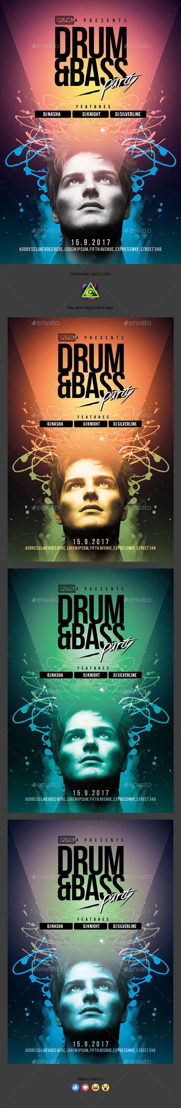 Guest DJ Flyer - Clubs & Parties Events