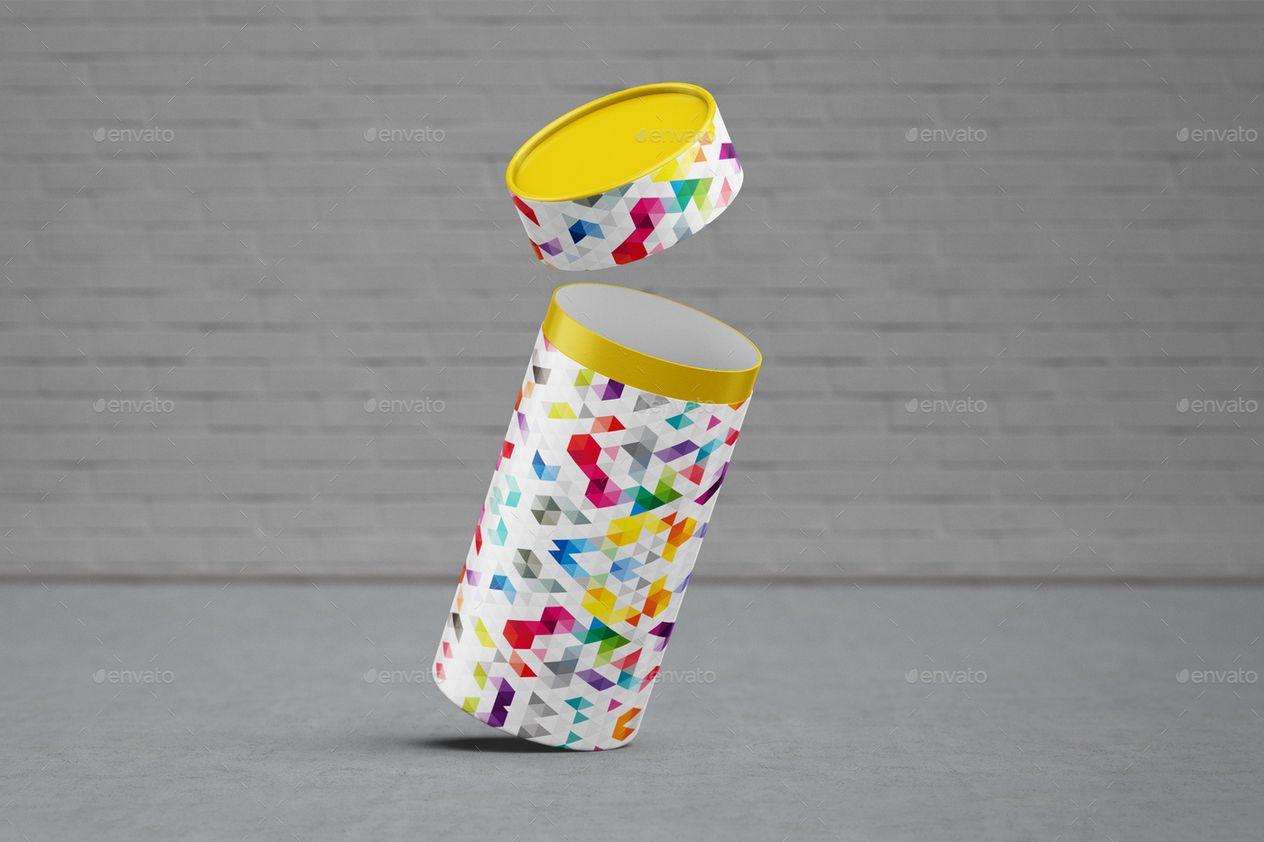 Tube / Can Packaging Mock-Up, Graphics | GraphicRiver