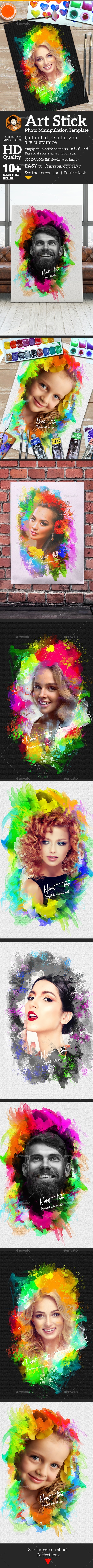 Artistic Photo Manipulation Template - Photo Templates Graphics
