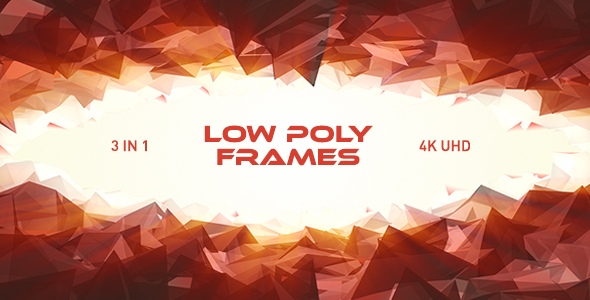 Low Poly Transparent Frame