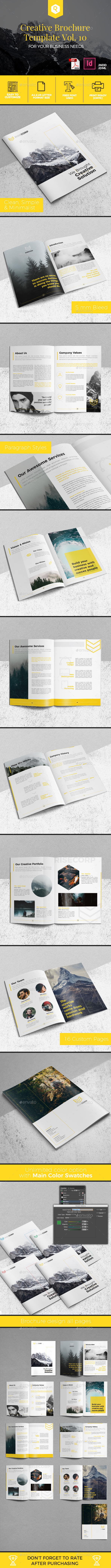 Creative Brochure Template Vol. 10 - Corporate Brochures