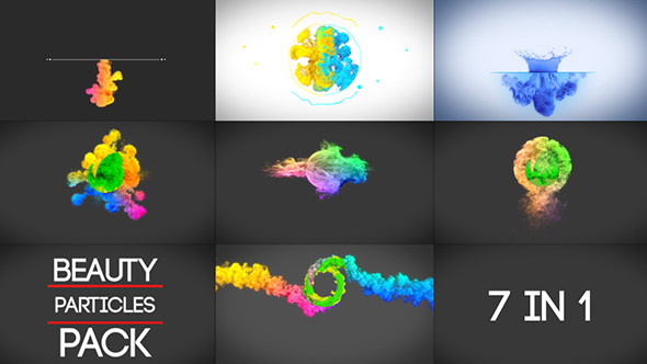 Beauty Particles Logo Pack