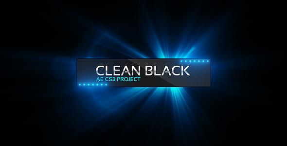 Clean Black Presentation - VideoHive 1952267