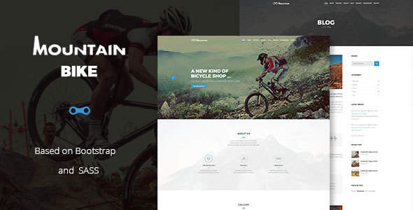 Mountain Bike - Extreme Sports Club Template - Retail Site Templates