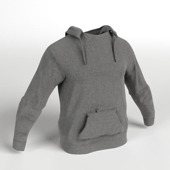 Hooded Sweater Sweatshirt - 3DOcean Item for Sale