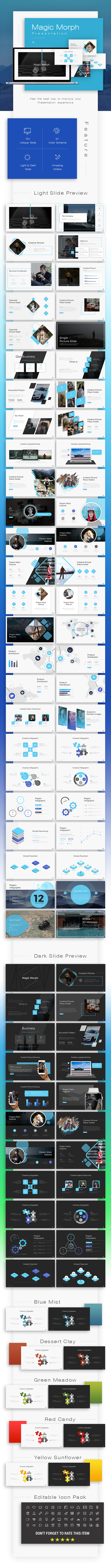 Magic Morph Powerpoint Template - Business PowerPoint Templates